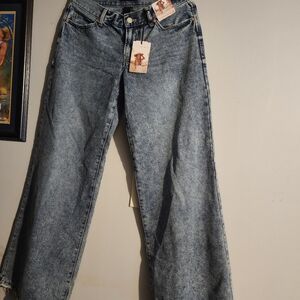 sincerely jules wide leg jeans